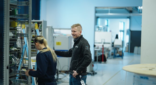 Bilde fra arbeidsmiljøet i SEAM.
